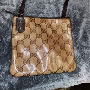 Gucci crossbody brown monogram